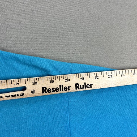 Vintage Sail Boat T-Shirt Mens Large Blue Ocean Art Nautical Chicago USA 90s - Picture 16 of 16